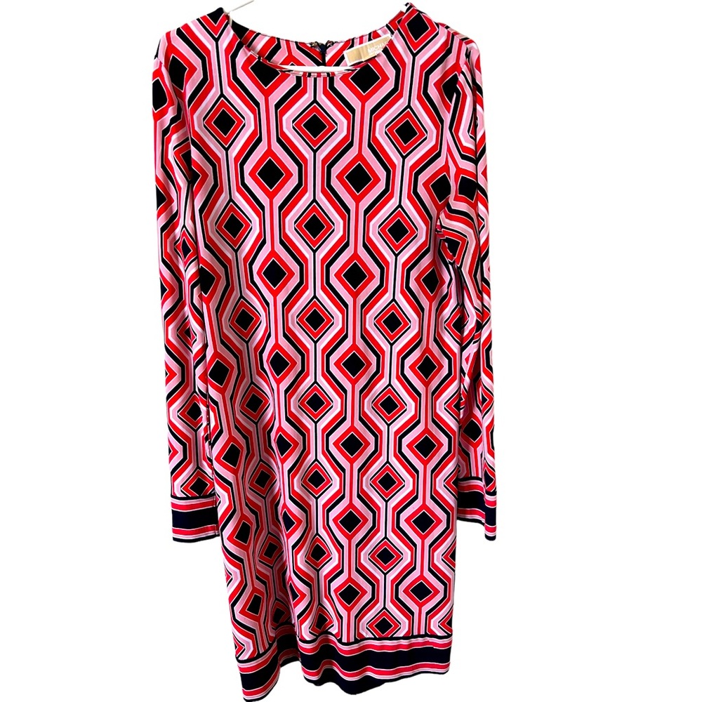 MICHAEL Michael Kors coral Geometric Shape Dress